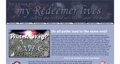 Desktop Screenshot of myredeemerlives.com